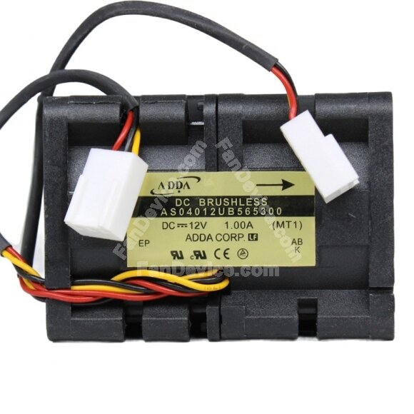 ADDA AS04012UB565300 DC 12V 1.0A 4056 Axial Brushless Cooling Fan