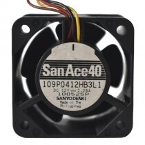 Sanyo Denki 109P0412HB3L1 DC 12V 0.28A 4028 Axial Cooling Fan