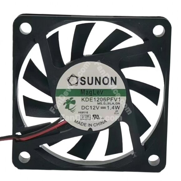 Sunon Maglev KDE1206PFV1 DC 12V 1.4W 6010 Axial Cooling Fan