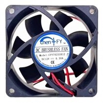 Chen FY CFY7025SH12 DC 12V 0.30A 7025 Axial Brushless Cooling Fan