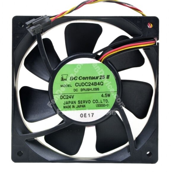 Servo CUDC24B4Q DC 24V 4.5W 12025 Axial Brushless Cooling Fan