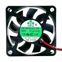 POWERYEAR PY-6015H12S DC 12V 0.15A 2 Wires Axial Cooling Fan