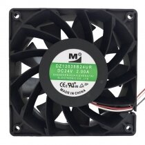 YM DZ12038B24UR DC 24V 2.00A 12038 Axial Cooling Fan