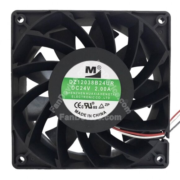 YM DZ12038B24UR DC 24V 2.00A 12038 Axial Cooling Fan