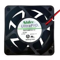Nidec U60T24MS7A7-51 DC 24V 0.11A 2 Wires / 3 Wires Axial Cooling Fan