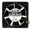 Sanyo Denki 109P0924S2J03 DC 24V 0.26A 3 Wires Axial Cooling Fan