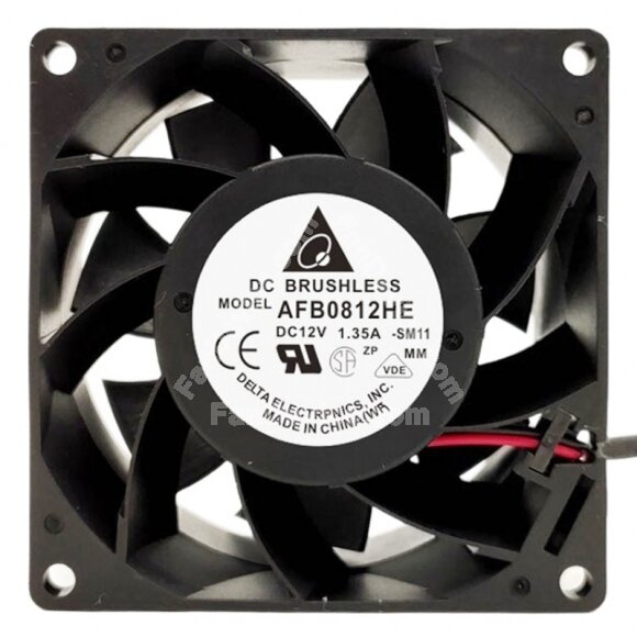 Delta AFB0812HE DC 12V 1.35A 8038 Brushless Axial Cooling Fan