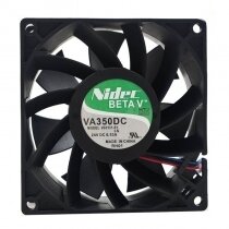 Nidec VA350DC V35131-51 DC 24V 0.53A 2 Wires Axial Cooling Fan