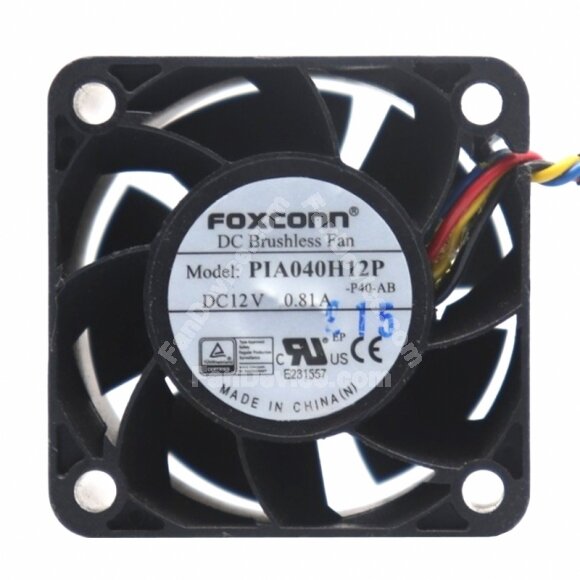 Foxconn PLA040H12P 12V 0.81A 4028 Axial DC Brushless Cooling Fan