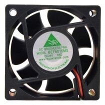 HXD BEF6015MS DC 24V 2 Wires Brushless Axial Cooling Fan
