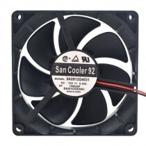 Sanyo Denki 9A0912G4031 DC 12V 0.39A 2 Wires / 3 Wires / 4 Wires Axial Cooling Fan