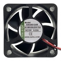 YH-XQF X5020D12UB DC 12V 0.22A 5020 Axial Brushless Cooling Fan