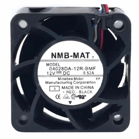 NMB-MAT 04028DA-12R-BMF DC 12V 0.52A 8038 Axial Cooling Fan
