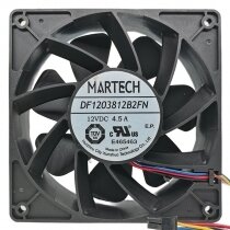 MARTECH DF1203812B2FN DC 12V 4.5A 4 Wires PWM Axial Cooling Fan