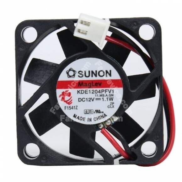 Sunon KDE1204PFV1 11.MS.A.GN DC 12V 1.1W 2 Wires / 3 Wires Axial Cooling Fan
