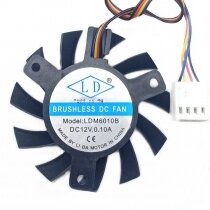 LD LDM6010B DC 12V 0.10A Brushless Axial Cooling Fan