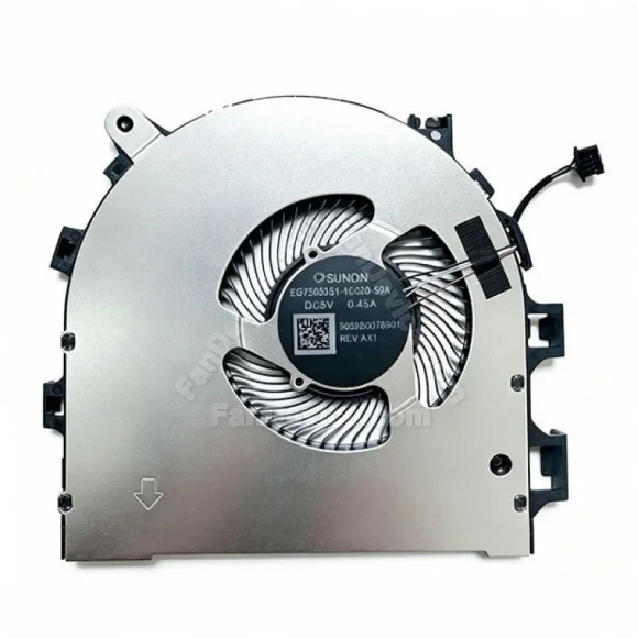 CPU Fan for HP Zhan X 750 755 850 855 G7 G8 ZBook Firefly 15 G7