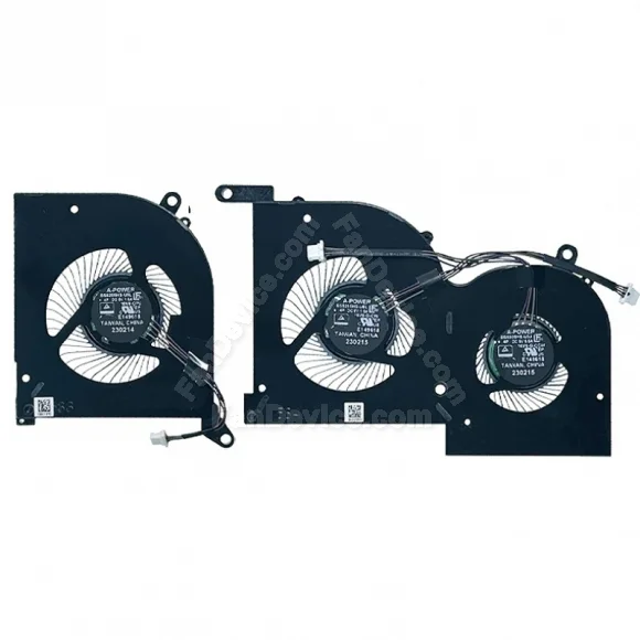 CPU & GPU Fan for MSI MS-16V6 GS66 Stealth 15 A3VE A3VF BS5005HS-U5L BS5005HS-U3J