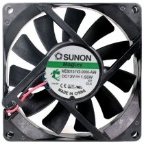 Sunon Maglev ME80151V2-0000-A99 DC 12V 1.55W 2 Wires Axial Cooling Fan