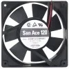 Sanyo 109P1224M401 24V 0.09A 2 / 3 Wires Axial Fan