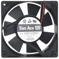 Sanyo 109P1224M401 24V 0.09A 2 / 3 Wires Axial Fan