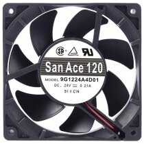 Sanyo 9G1224A4D01 24V 0.21A 2 Wires Axial Cooling Fan
