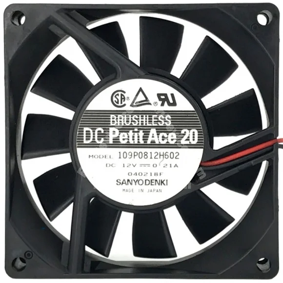 Sanyo 109P0812H602 12V 0.21A DC Brushless Cooling Fan