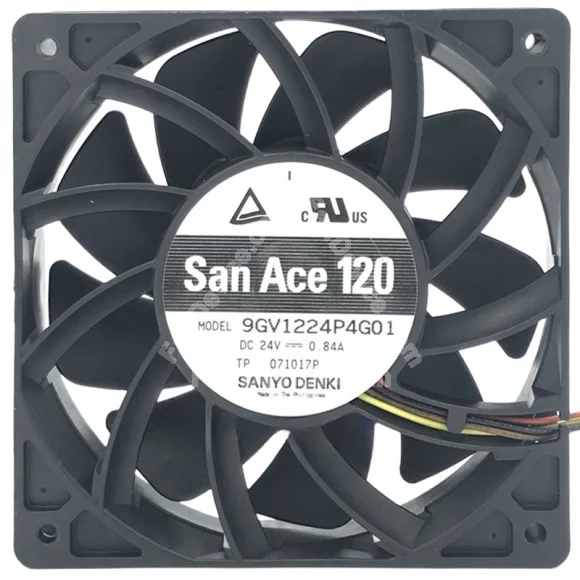 Sanyo 9GV1224P4G01 24V 0.84A 4 Wires Axial Cooling Fan