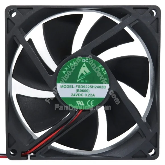 FSD FSD9225H2402B 24V 0.22A 2 Wires Axial Cooling Fan