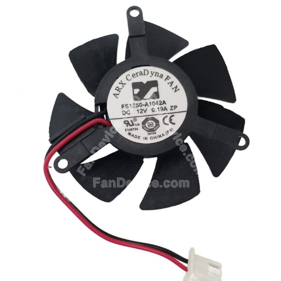 ARX FS1250-A1042A 12V 0.19A 2 Wires Axial Cooling Fan