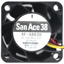Sanyo XF-58639 12V 0.62A 4 Wires Axial Cooling Fan