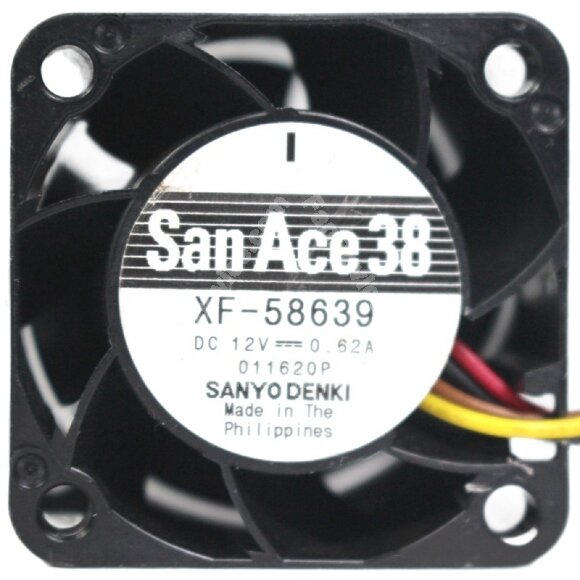 Sanyo XF-58639 12V 0.62A 4 Wires Axial Cooling Fan