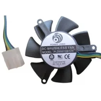 PowerLogic PLD05010B12H 12V 0.20A 4 Wires Cooling Fan