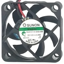 Sunon HA40101V4-0000-999 12V 0.8W 2 Wires Cooling Fan