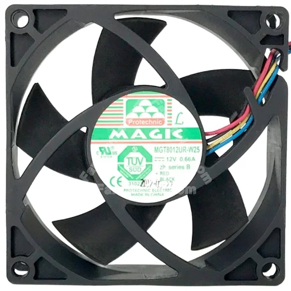 Magic MGT8012UR-W25 12V 0.66A Axial Cooling Fan