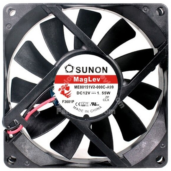 Sunon ME80151V2-000C-A99 12V 1.55W Axial Cooling Fan