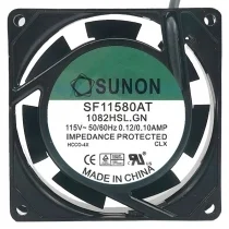 Sunon 1082HSL 115V 0.12/0.10AMP 2 Wires Axial Cooling Fan