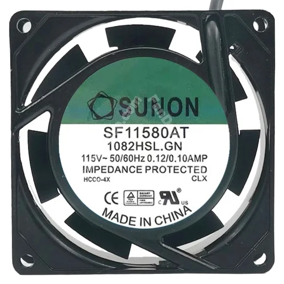 Sunon 1082HSL 115V 0.12/0.10AMP 2 Wires Axial Cooling Fan