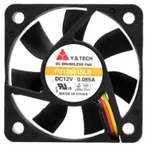 Y.S.TECH FD125015LB 12V 0.085A 4 Wires Axial Cooling Fan