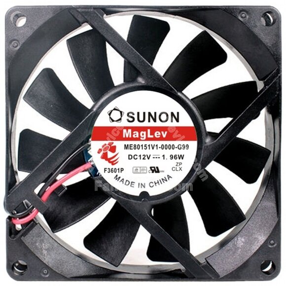 Sunon Maglev ME80151V1-0000-G99 DC 12V 1.96W 2 / 3 Wires Axial Fan