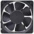 MIN QUAN MQ12038HSL 24V 0.3A 2 Wires Axial Cooling Fan