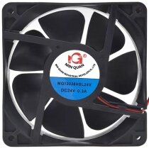 MIN QUAN MQ12038HSL 24V 0.3A 2 Wires Axial Cooling Fan