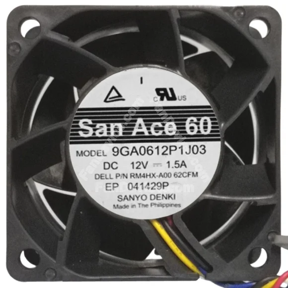 Sanyo 9GA0612P1J03 12V 1.5A 4 Wires PWM Axial Cooling Fan