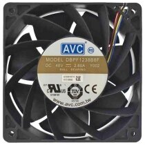 AVC DBPF1238B8F 48V 2.60A 4 Wires Ball Bearing Cooling Fan