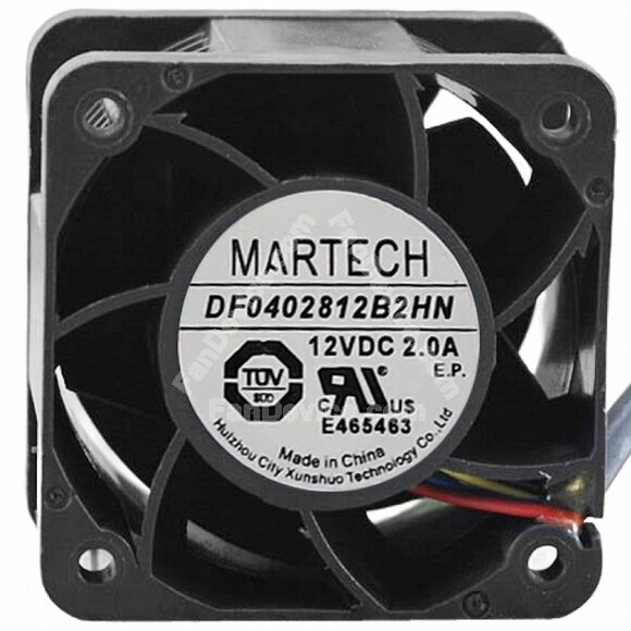 MARTECH DF0402812B2HN 12V 2.0A 4 Wires Axial Cooling Fan