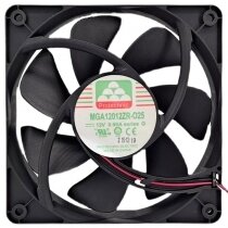 Protechnic MGA12012ZR-O25 12V 0.90A 2 Wires Cooling Fan