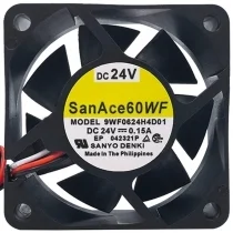 Sanyo 9WF0624H4D01 24V 0.15A 3 Wires Axial Cooling Fan