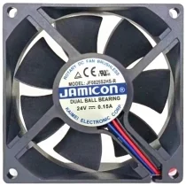 JAMICON JF0825S2HS-R 24V 0.15A 3 Wires Axial Cooling Fan