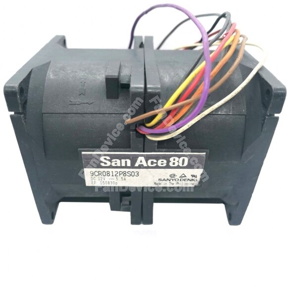 Sanyo 9CR0812P8S03 12V 5.5A 8 Wires Axial Cooling Fan