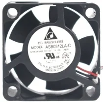 Delta ASB0312LA-C 12V 0.10A 2 Wires Axial Cooling Fan